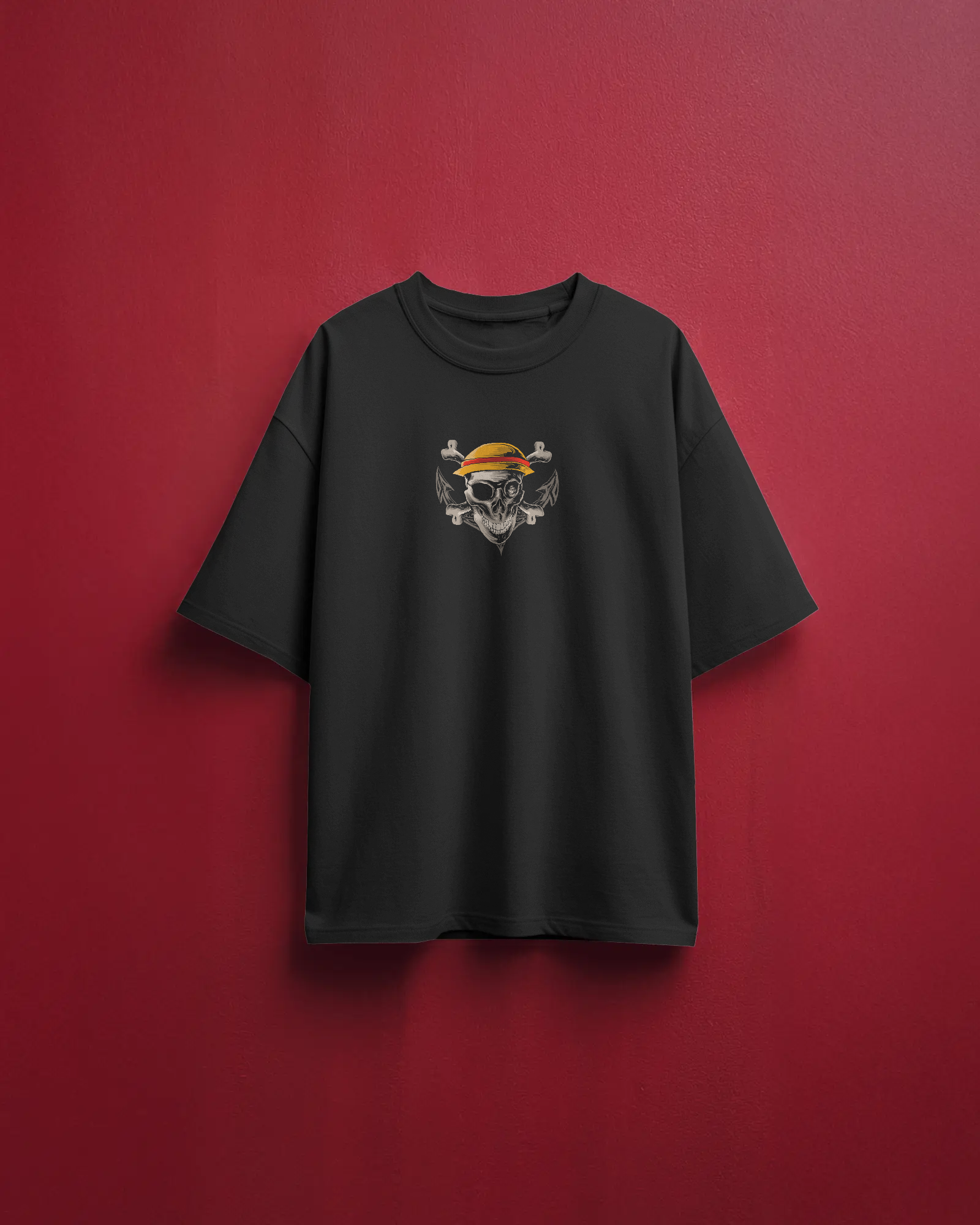 One Piece Punching Luffy Premium Oversized Tshirt