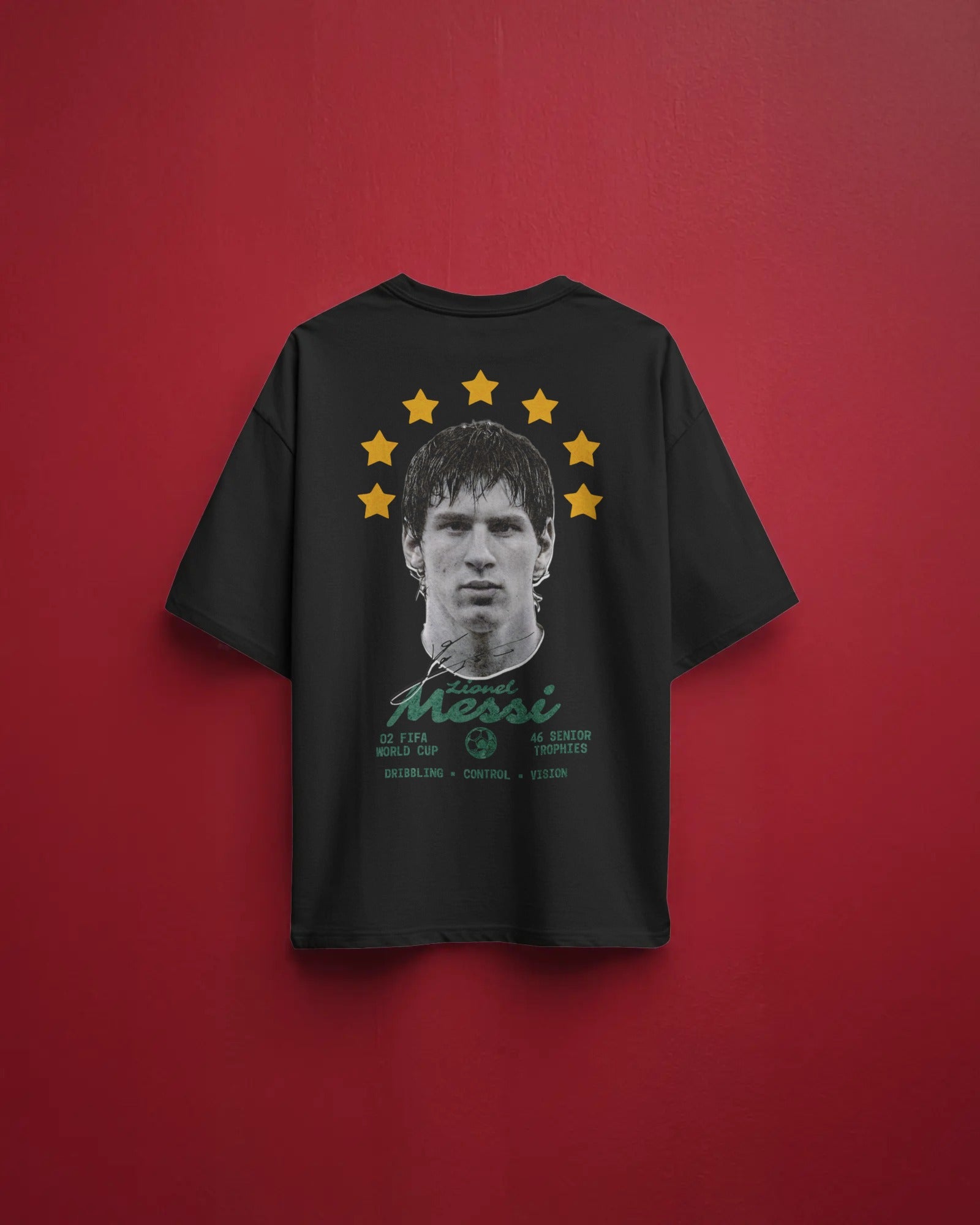 Lionel Messi Oversized T-shirt Black