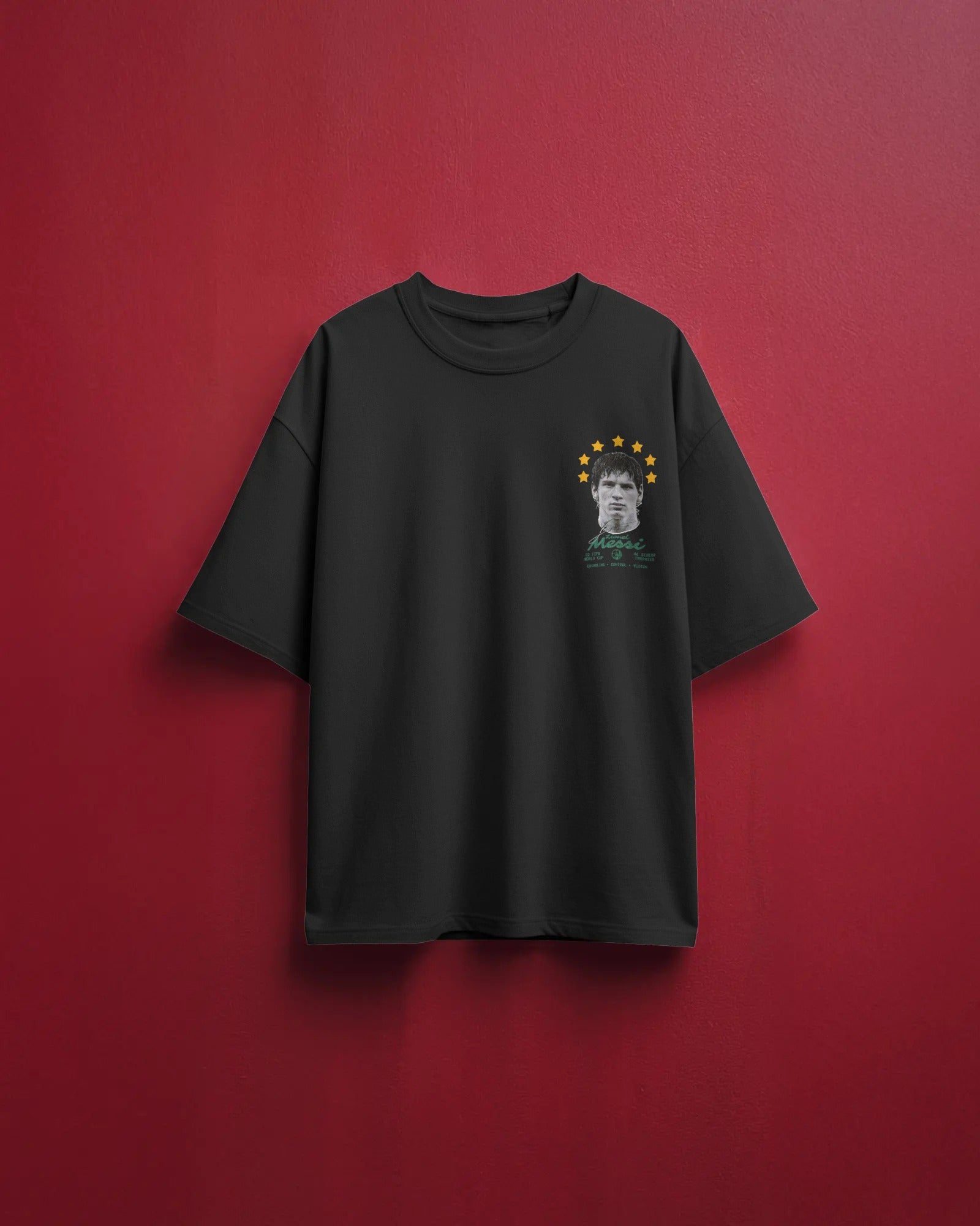 Lionel Messi Oversized T-shirt Black