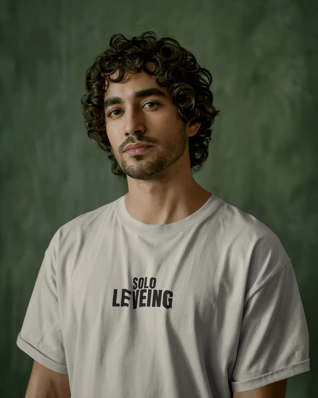 Solo Leveling Igris Oversized Premium Tshirt Off-White