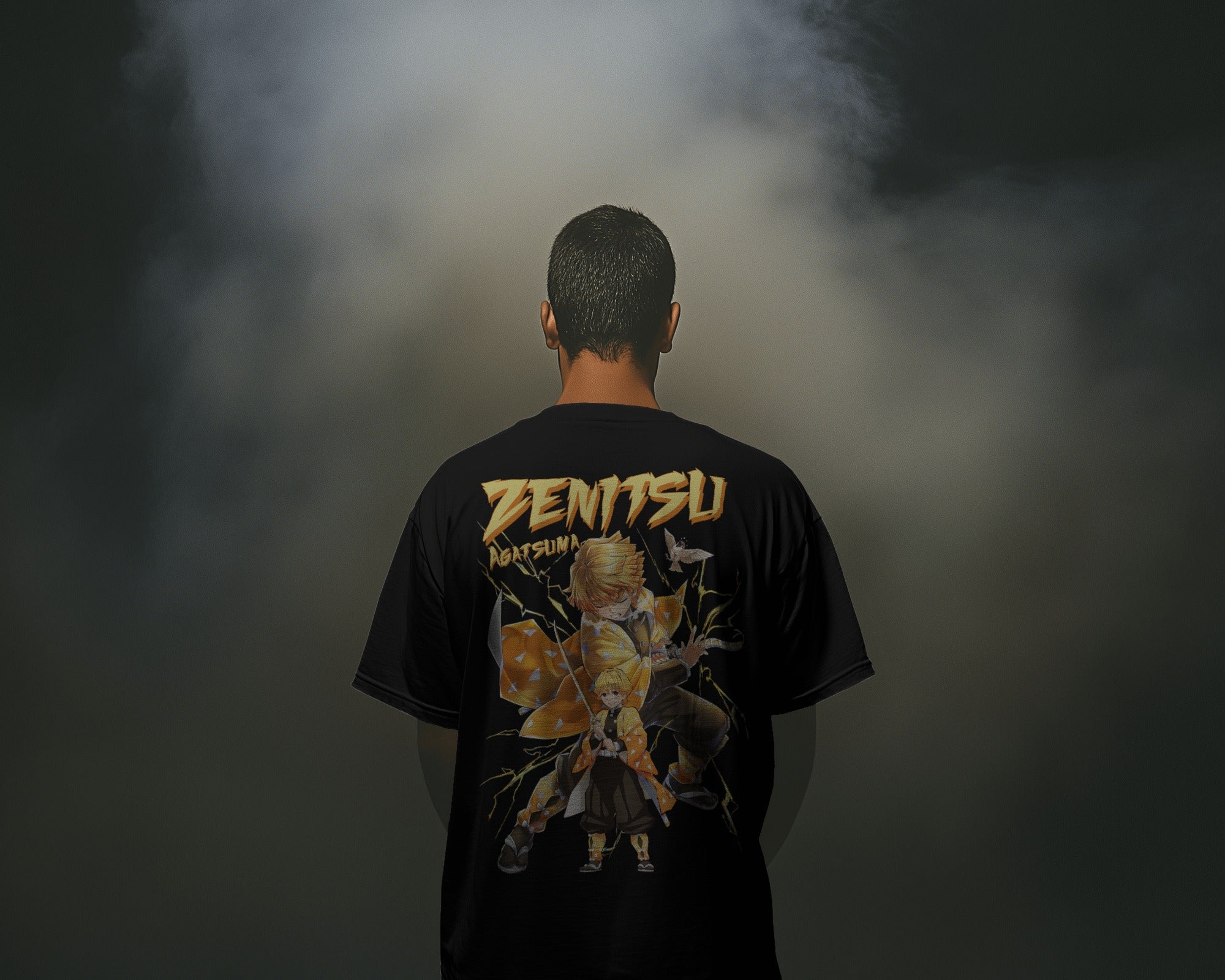 Demon Slayer Zenitsu Premium Oversized Tshirt
